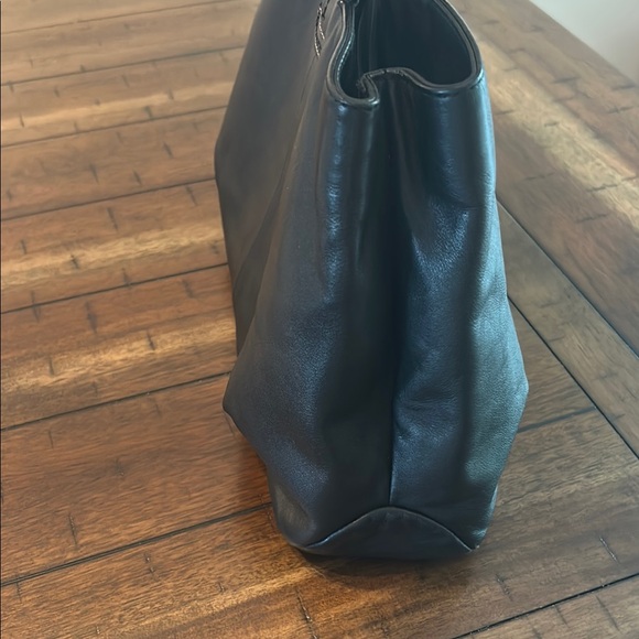 Coach Peyton Leather Buckle Shoulder Bag Black F18751 GUC - Picture 6 of 8